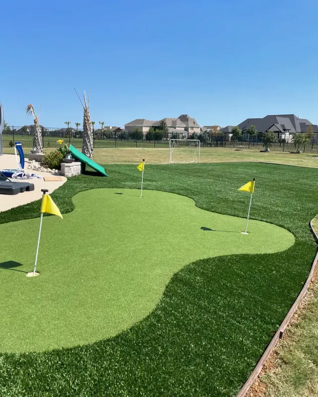 Backyard Putting Green Turf Richardson Tx V3